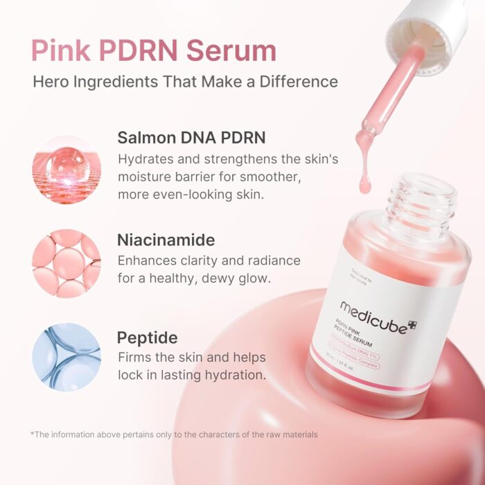 medicube Salmon DNA PDRN Pink Peptide Serum - Image 4